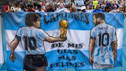 Messi cân bằng thành tích của Maradona