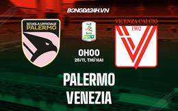 Nhận định Palermo vs Venezia 0h00 ngày 28/11 (Hạng 2 Italia 2022/23))