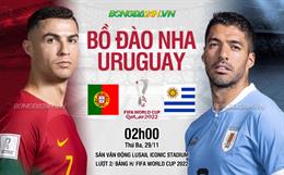 Nhận định Bồ Đào Nha vs Uruguay (02h00 ngày 29/11): Phong ấn hàng công Seleccao