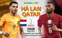 Nhận định Hà Lan vs Qatar (22h00 ngày 29/11): Kỷ lục tồi tệ chờ đợi chủ nhà