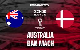 Kết quả Australia vs Đan Mạch: Socceroos tạo bất ngờ