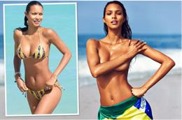 Người mẫu nổi tiếng cởi hết ủng hộ ĐT Brazil