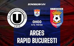 Nhận định Arges vs Rapid Bucuresti 0h00 ngày 5/12 (VĐQG Romania 202223)