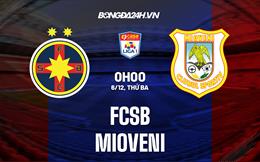 Nhận định - dự đoán FCSB vs Mioveni 0h00 ngày 6/12 (VĐQG Romania 2022/23)