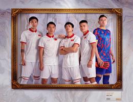 Ấn tượng trước thiết kế độc đáo của mẫu áo sân khách ĐT Việt Nam năm 2022/23