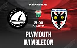 Nhận định Plymouth vs Wimbledon 2h00 ngày 14/12 (EFL Trophy 2022/23)