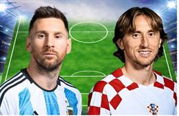 Đây! Đội hình ra sân của Argentina trước Croatia