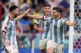 Số bàn thắng ở VCK World Cup của Julian Alvarez gấp đôi Sergio Aguero