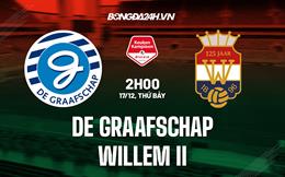 Nhận định De Graafschap vs Willem II 2h00 ngày 17/12 (Hạng 2 Hà Lan 2022/23)