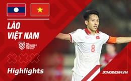 Highlights Lào - Việt Nam | Voi chiến gọi, Rồng vàng lớn tiếng trả lời | Bảng B AFF Cup 2022