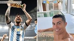 Động thái đầu tiên của Ronaldo sau khi Messi vô địch World Cup