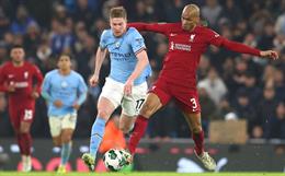 Pep Guardiola ca ngợi "huyền thoại" De Bruyne sau trận thắng Liverpool