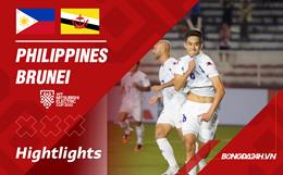 Video bóng đá Philippines vs Brunei AFF Cup 2022: Không có bất ngờ