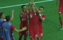 VIDEO: Con trai huyền thoại Fandi Ahmad ghi bàn gỡ hòa cho Singapore