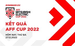 Kết quả bóng đá AFF Cup hôm nay 27/12/2022: Chung kết bảng B