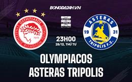 Nhận định Olympiacos vs Asteras Tripolis 23h00 ngày 28/12 (VĐQG Hy Lạp 2022/23)