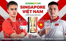 Nhận định Việt Nam vs Singapore (19h30 ngày 30/12): Thắng lợi không dễ