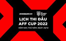 Lịch thi đấu AFF Cup hôm nay 29/12/2022: Cạnh tranh đầu bảng A