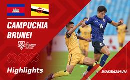 Highlights Campuchia - Brunei | Morodok Techo mở hội | Bảng A AFF Cup 2022