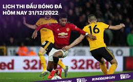 Lịch thi đấu bóng đá hôm nay 31/12: Wolves vs MU; Barca vs Espanyol