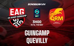 Nhận định bóng đá Guingamp vs Quevilly 03h00 ngày 31/12 (Hạng 2 Pháp 2022/23)