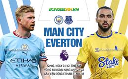 Nhận định Man City vs Everton (22h00 ngày 31/12): Mưa bàn thắng tại Etihad