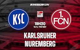 Nhận định bóng đá Karlsruher vs Nuremberg 19h30 ngày 12/2 (Hạng 2 Đức 2021/22)