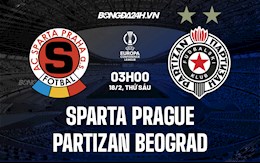 Nhận định Sparta Prague vs Partizan 3h00 ngày 18/2 (Playoff Europa Conference League 2021/22)