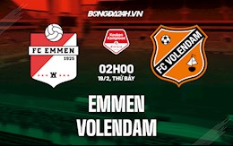 Nhận định, soi kèo Emmen vs Volendam 2h00 ngày 19/2 (Hạng 2 Hà Lan 2021/22)