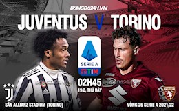 Link xem trực tiếp bóng đá Juventus vs Torino 2h45 ngày 19/2/2022