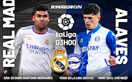 Nhận định bóng đá Real Madrid vs Alaves 3h00 ngày 20/2 (La Liga 2021/22)