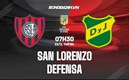 Nhận định San Lorenzo vs Defensa 7h30 ngày 22/2 (VĐQG Argentina 2022)