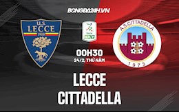 Nhận định bóng đá Lecce vs Cittadella 00h30 ngày 24/2 (Hạng 2 Italia 2021/22)