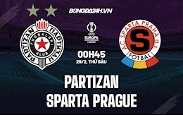 Nhận định Partizan vs Sparta Prague 0h45 ngày 25/2 (Playoff Europa Conference League 2021/22)