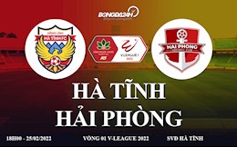 Link xem trực tiếp bóng đá Hà Tĩnh vs Hải Phòng V.League 2022 trên ON Sports