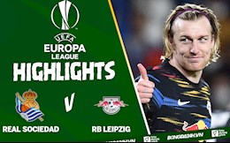 Video Real Sociedad vs RB Leipzig kết quả play-off Europa League 2022