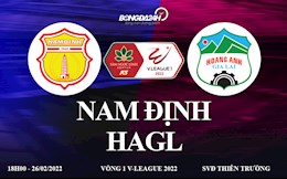 Link xem trực tiếp bóng đá Nam Định vs HAGL V.League 2022 trên VTV5