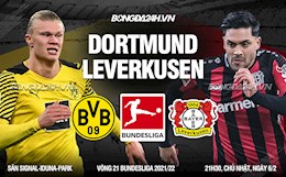 Nhận định,  Dortmund vs Leverkusen 21h30 ngày 6/2 (Bundesliga 2021/22)