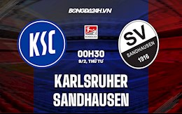 Nhận định Karlsruher vs Sandhausen 0h30 ngày 9/2 (Hạng 2 Đức 2021/22)