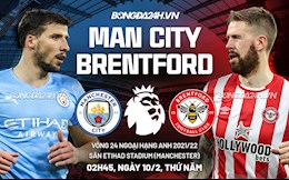 Dạo chơi tại Etihad, Man City vẫn hạ gục Brentford