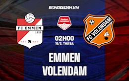 Nhận định Emmen vs Volendam 2h00 ngày 15/3 (Hạng 2 Hà Lan 2021/22)