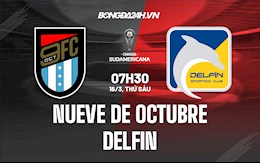 Nhận định Nueve de Octubre vs Delfin 7h30 ngày 18/3 (Copa Sudamericana 2021/22)