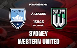 Nhận định bóng đá Sydney vs Western United 15h45 ngày 19/3 (VĐQG Australia 2021/22)