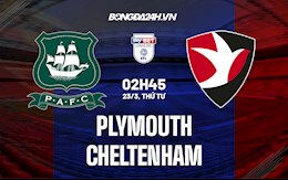 Nhận định,  Plymouth vs Cheltenham 2h45 ngày 23/3 (Hạng 3 Anh 2021/22)