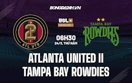 Nhận định Atlanta United II vs Tampa Bay Rowdies 6h30 ngày 24/3 (Hạng Nhất Mỹ 2022)