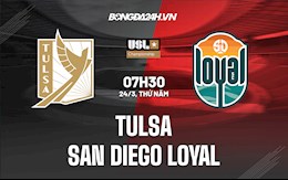 Nhận định,  Tulsa vs San Diego Loyal 7h30 ngày 24/3 (Hạng Nhất Mỹ 2022)