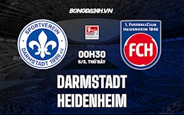 Nhận định,  Darmstadt vs Heidenheim 0h30 ngày 5/3 (Hạng 2 Đức 2021/22)