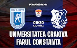 Nhận định Universitatea Craiova vs Farul Constanta 1h30 ngày 8/3 (VĐQG Romania 2021/22)