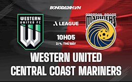 Nhận định Western United vs Central Coast Mariners 10h05 ngày 2/4 (VĐQG Australia 2021/22)