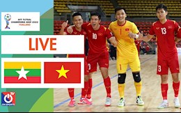 Trực tiếp Futsal Việt Nam vs Futsal Myanmar (Tranh hạng 3 Futsal Đông Nam Á 2022)